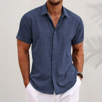 Klassisches Herren Sommerhemd – Leichtes Kurzarm-Design