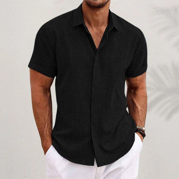 Klassisches Herren Sommerhemd – Leichtes Kurzarm-Design