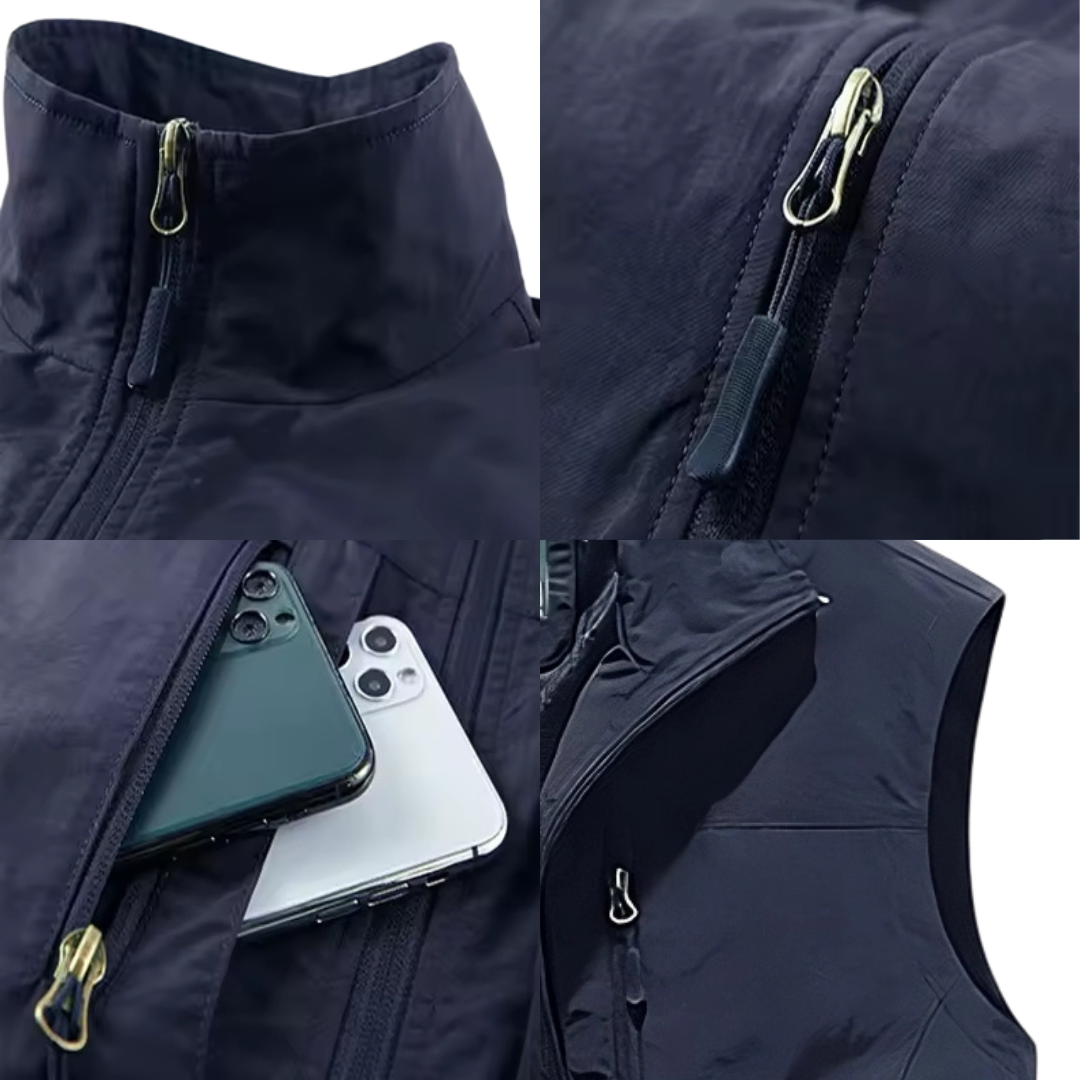 Maverick – Atmungsaktive Outdoor-Weste mit Mehreren Taschen