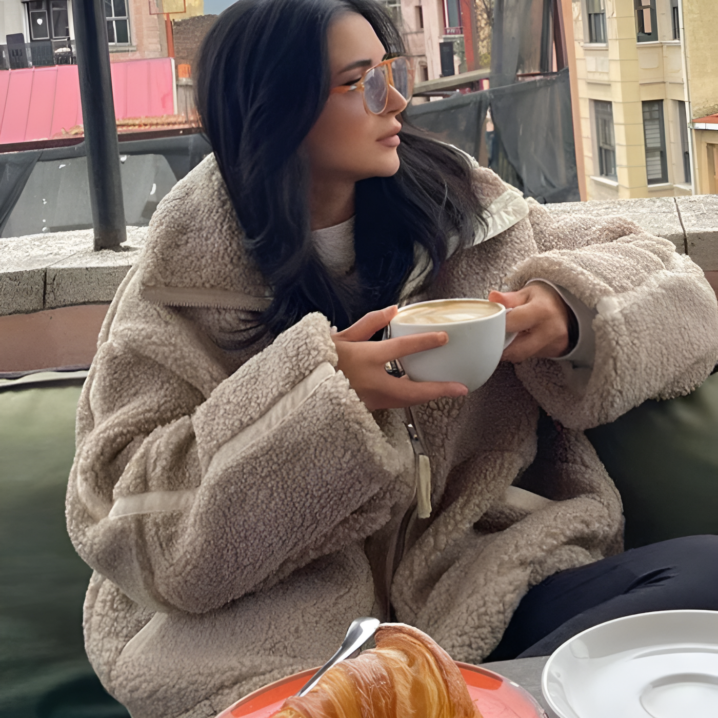 Nora | Ultra-Soft Teddy Fleece Damenjacke