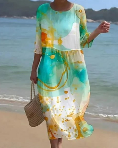MARTHA - ELEGANTES BLUMENKLEID