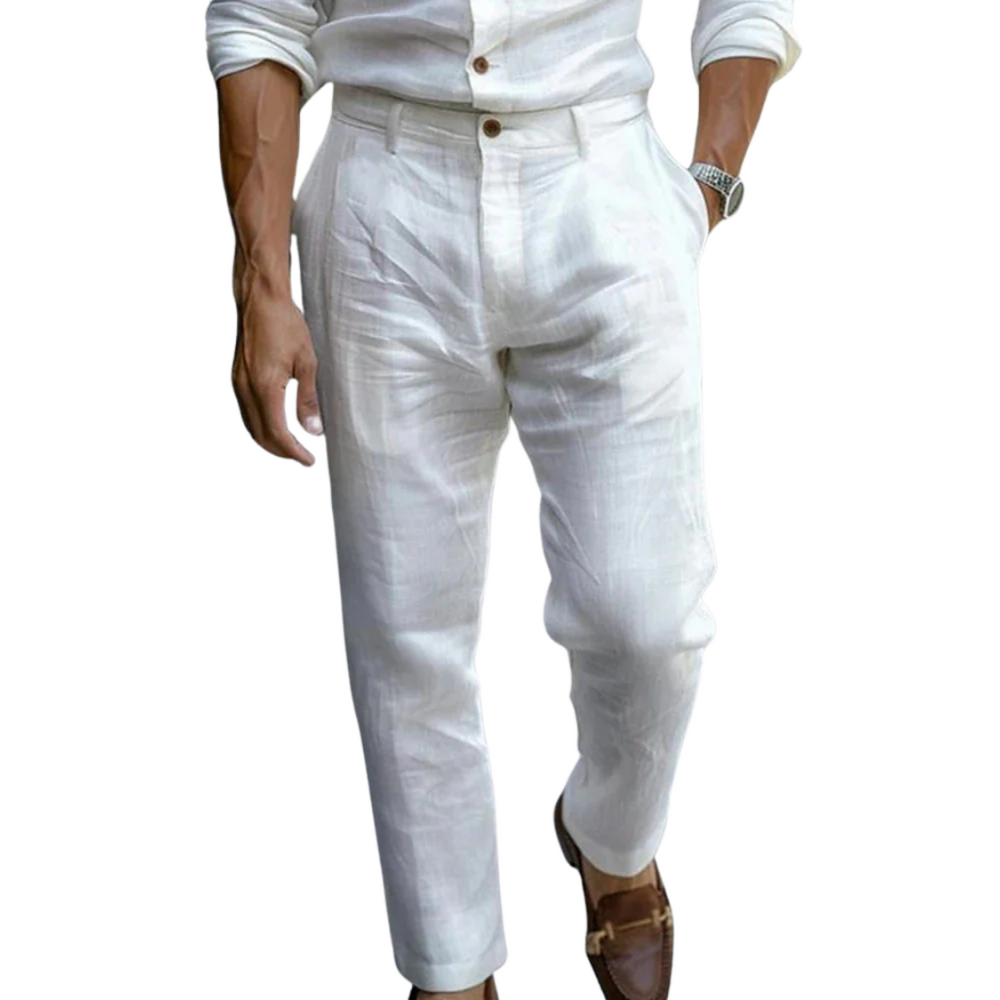 MONACO CHIC LINEN PANTS