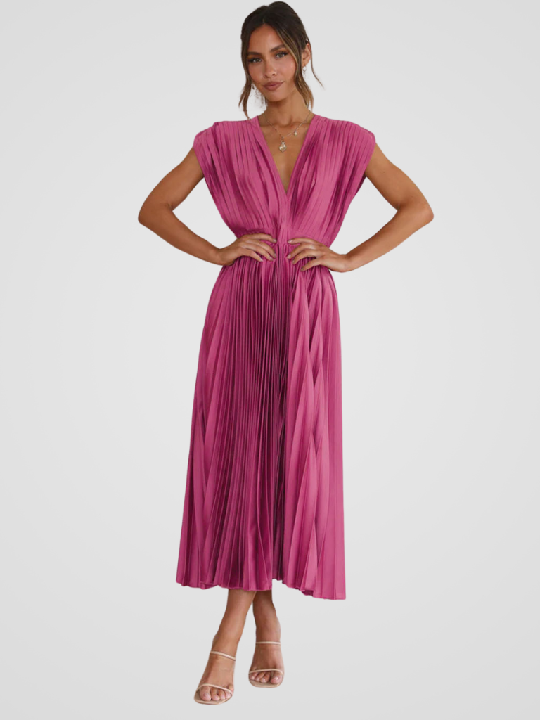 AMAYA PLEATED MIDI