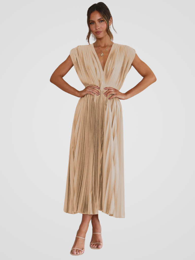 AMAYA PLEATED MIDI