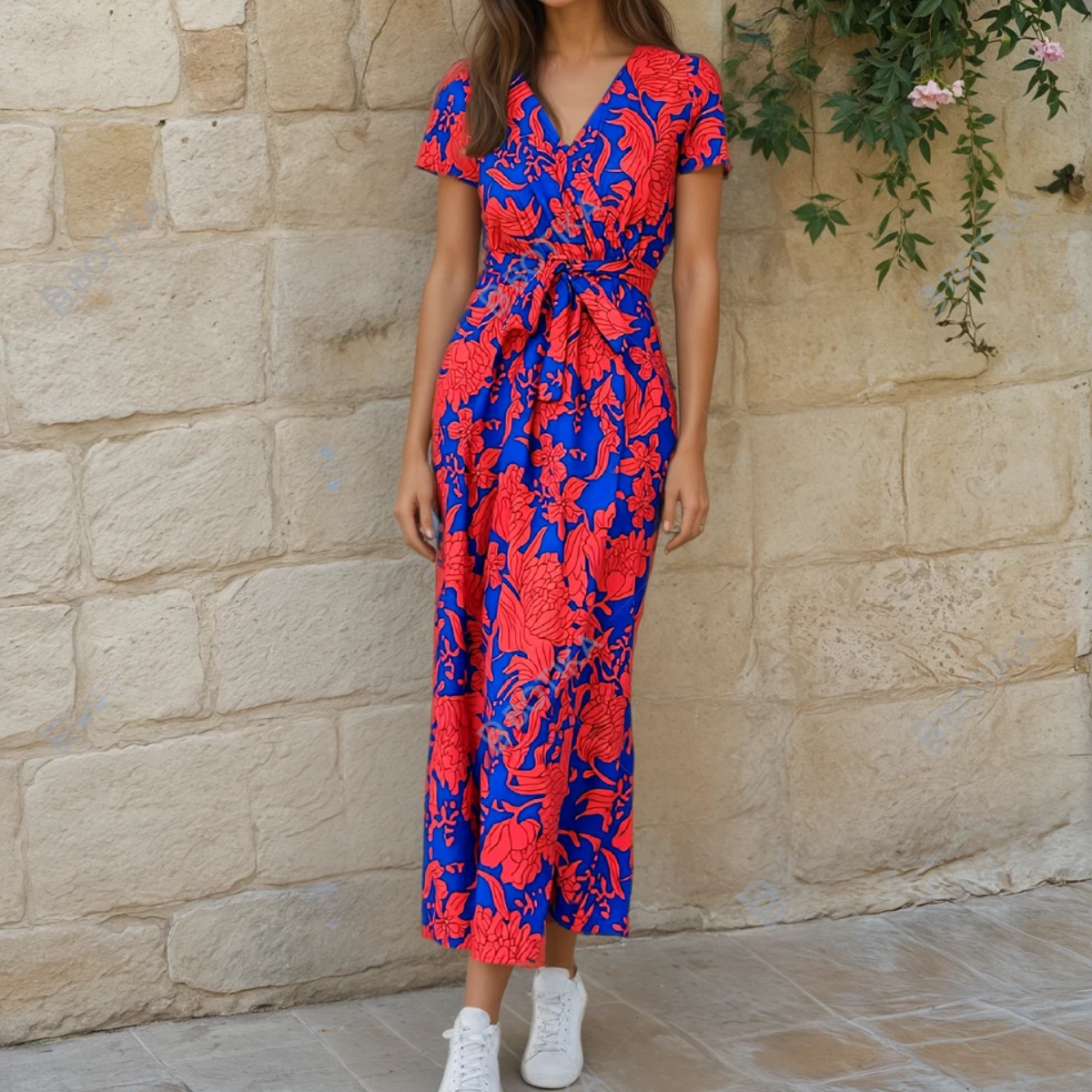 Florence | Leichte und elegante bunte Robe