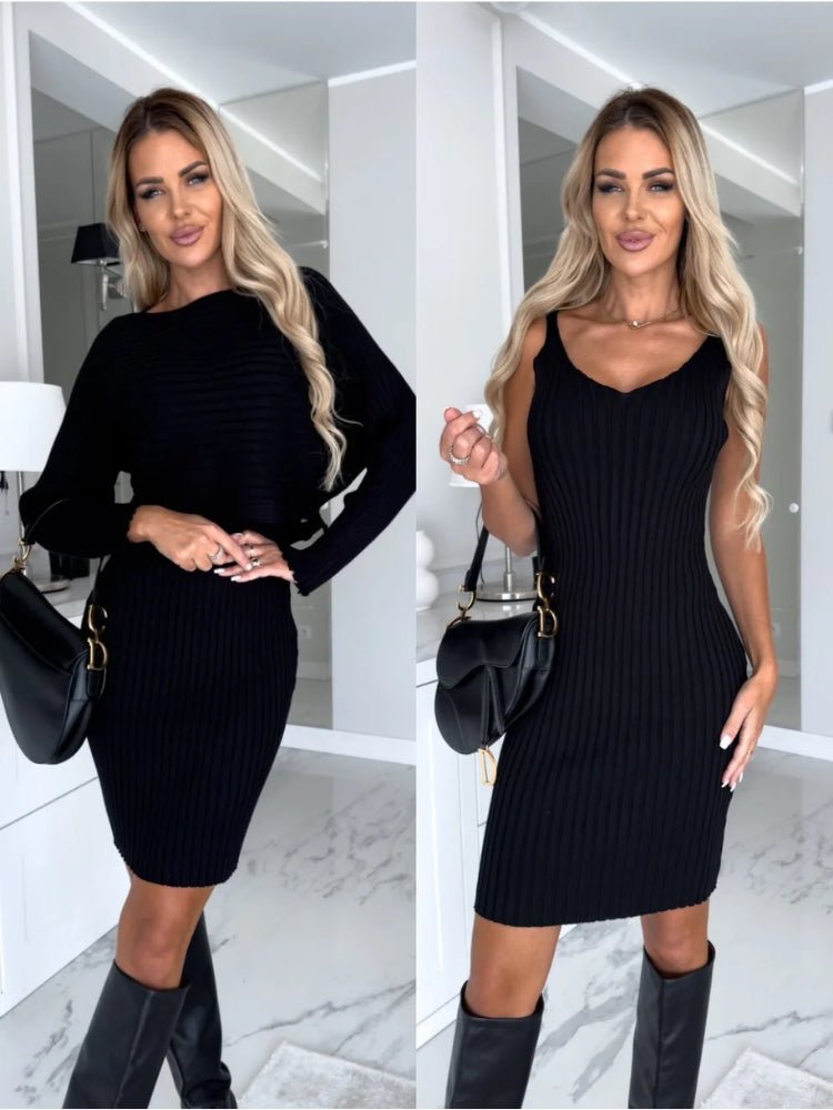ELENA KLEID & PULLOVER SET