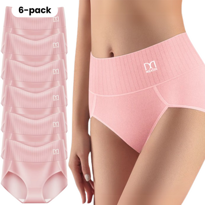 SHAPEFLEX - 6-PACK ATMUNGSAKTIVE & BEQUEME HIGH-WAIST-SHORTS MIT BAUCHSTÜTZE