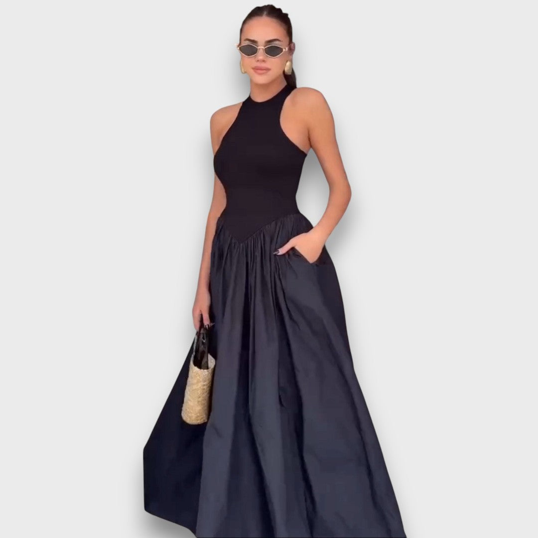 Clarissa – Kleid mit kontrastvoller Linie