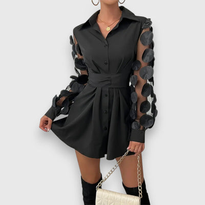 Elegantes Damen Schleifenkleid