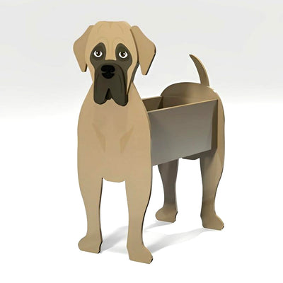 Bullmastiff Flower Pot