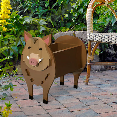 Wildschwein Pflanzgefäß
