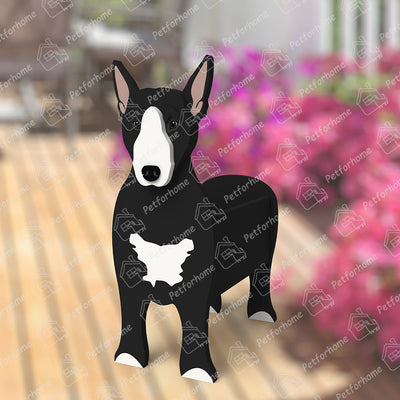Bull Terrier Pflanzenübertopf