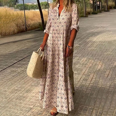 LARA MAXI BOHO KLEID