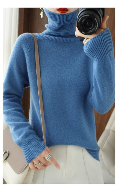 Prisca | Eleganter Rollkragenpullover