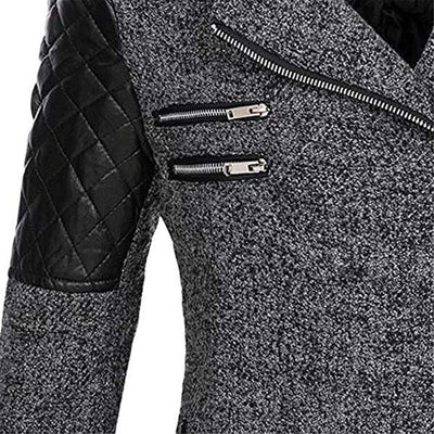 Winterjacke Damen Mit Kapuze | Lang Geschnitten Mit Reißverschluss