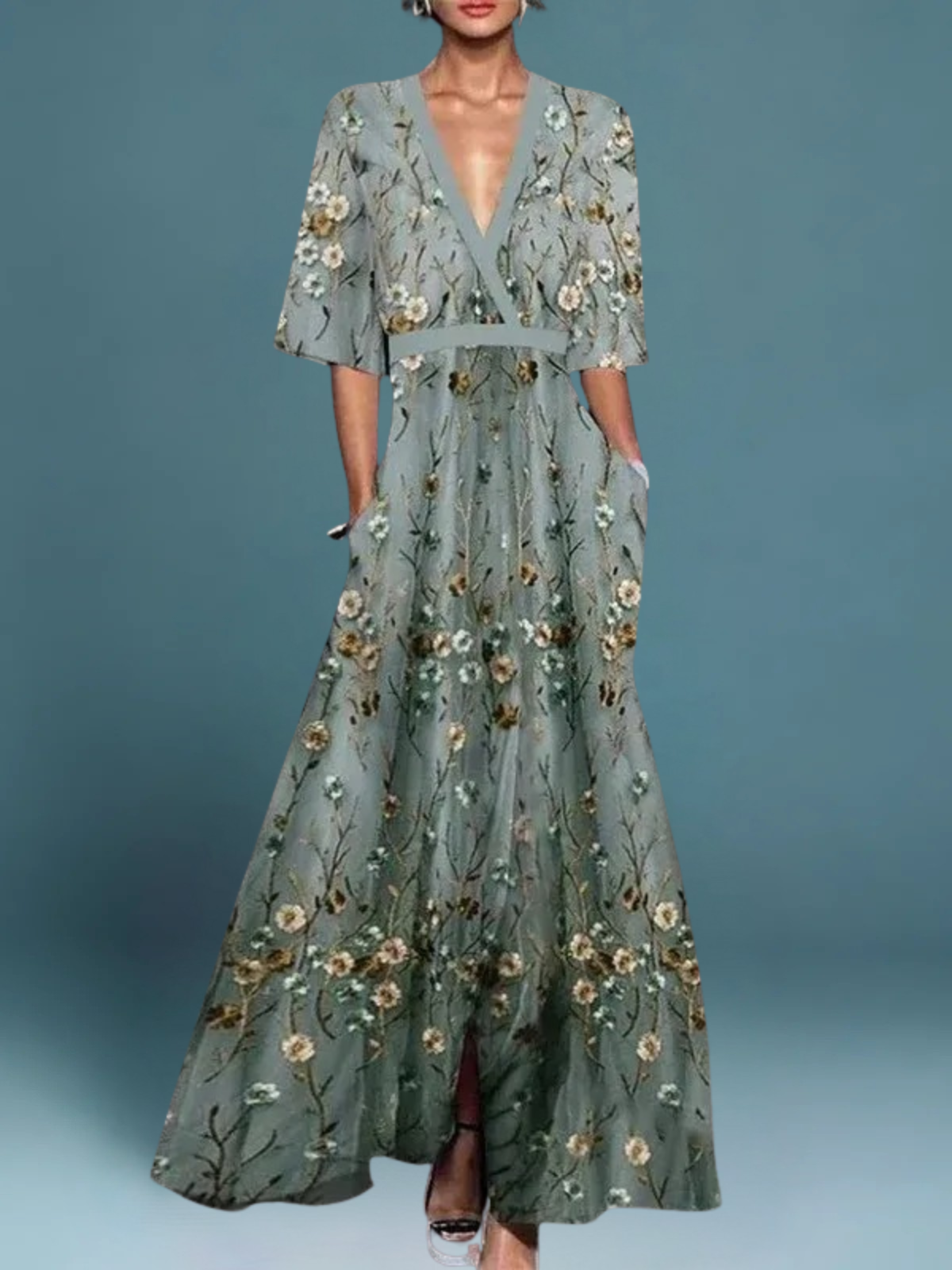 WALTRAUD™ | Elegantes Kleid aus Seide