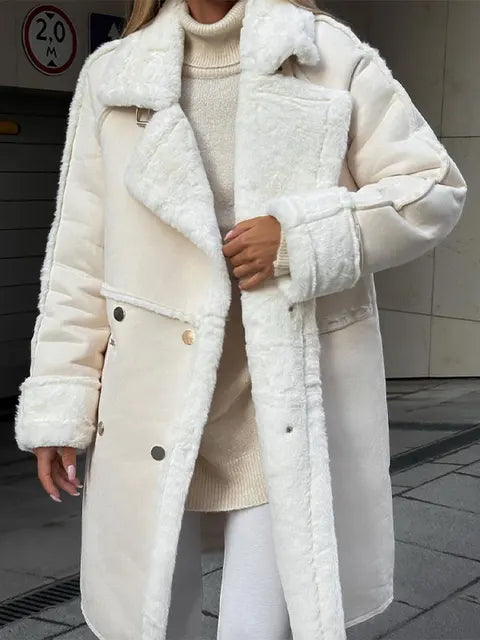 Katia | Chic Dicker langer Damenmantel