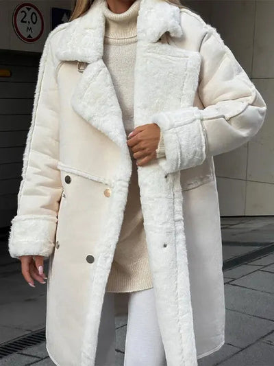 Katia | Chic Dicker langer Damenmantel