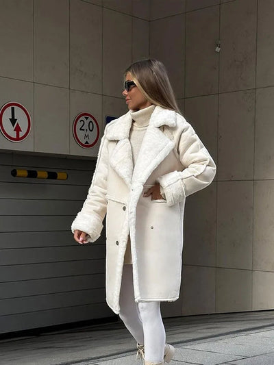 Katia | Chic Dicker langer Damenmantel
