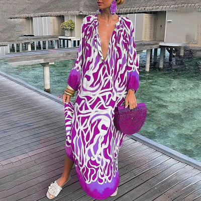 Gwency – Langes Kaftankleid