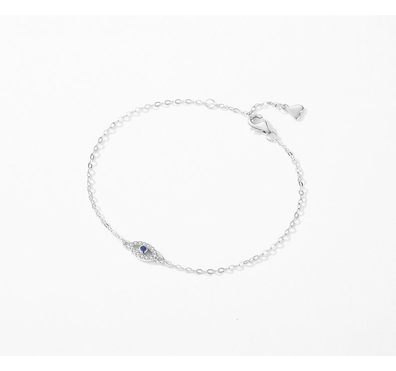 Rhoda Evil Eye Armband -Silber - Sterling Silber und Rhodium plattiert