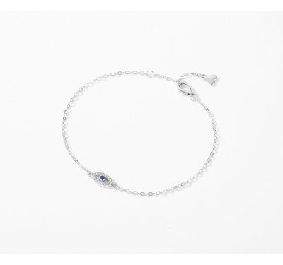 Rhoda Evil Eye Armband -Silber - Sterling Silber und Rhodium plattiert