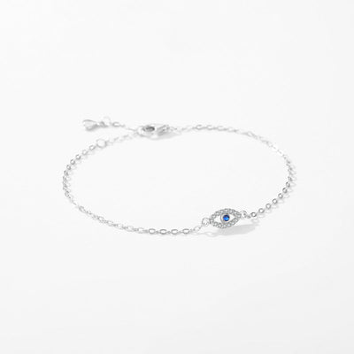 Rhoda Evil Eye Armband -Silber - Sterling Silber und Rhodium plattiert