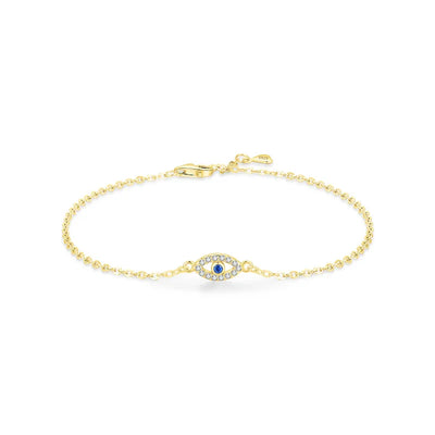 Rhoda Evil Eye Armband - Gold - Sterling Silber und Rhodium plattiert
