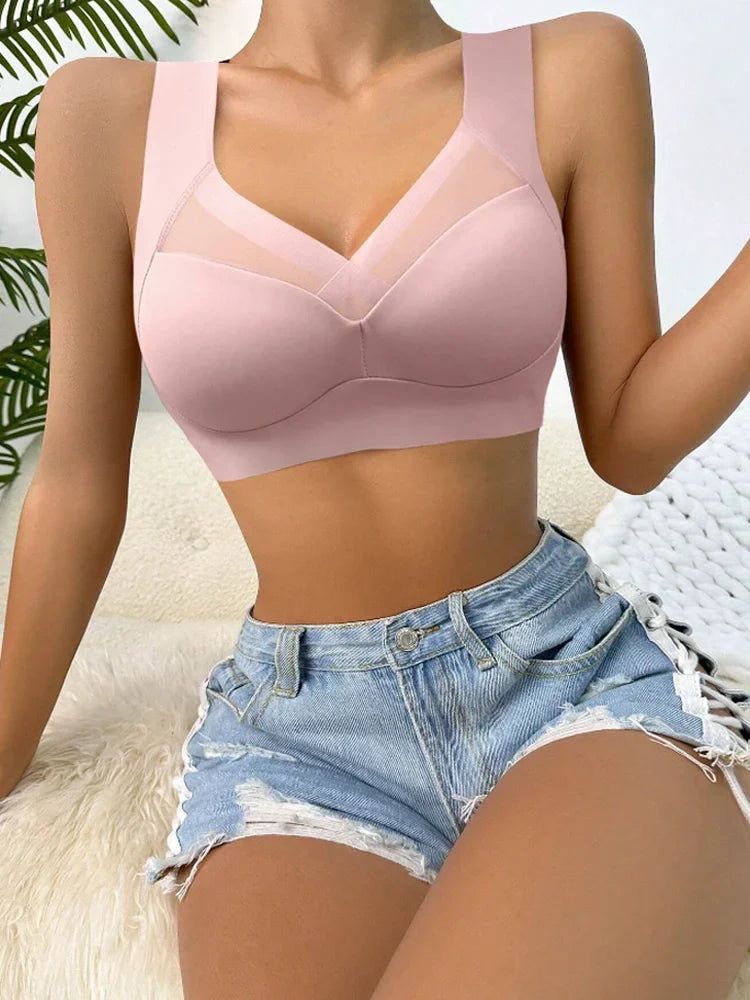 Marlene | 3er-Pack Nahtlose, stützende Sport-Bralettes für maximalen Komfort