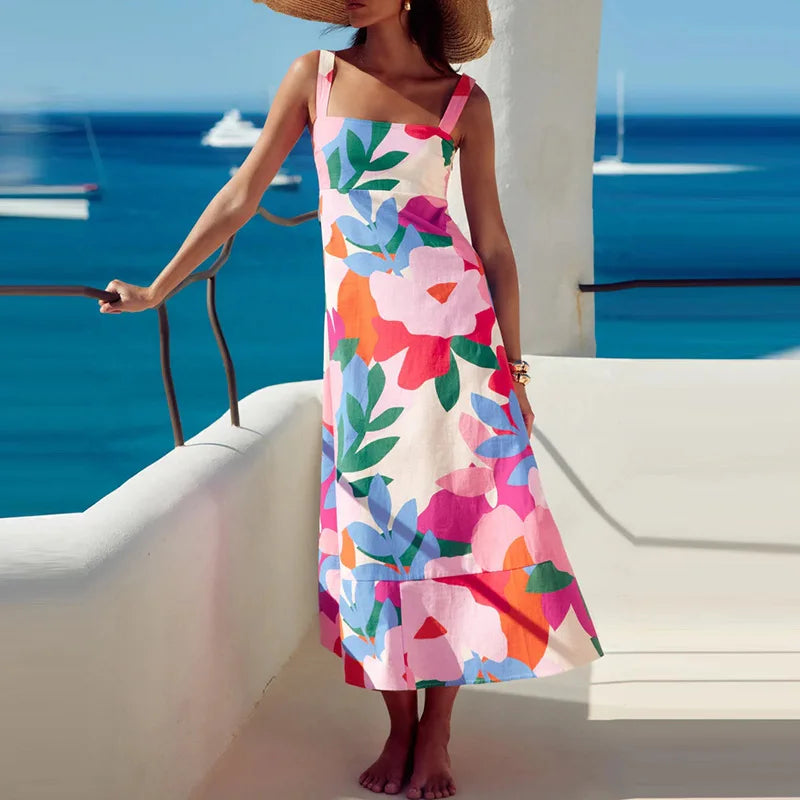 Isabelle | Luftiges Elegantes Damen Maxikleid