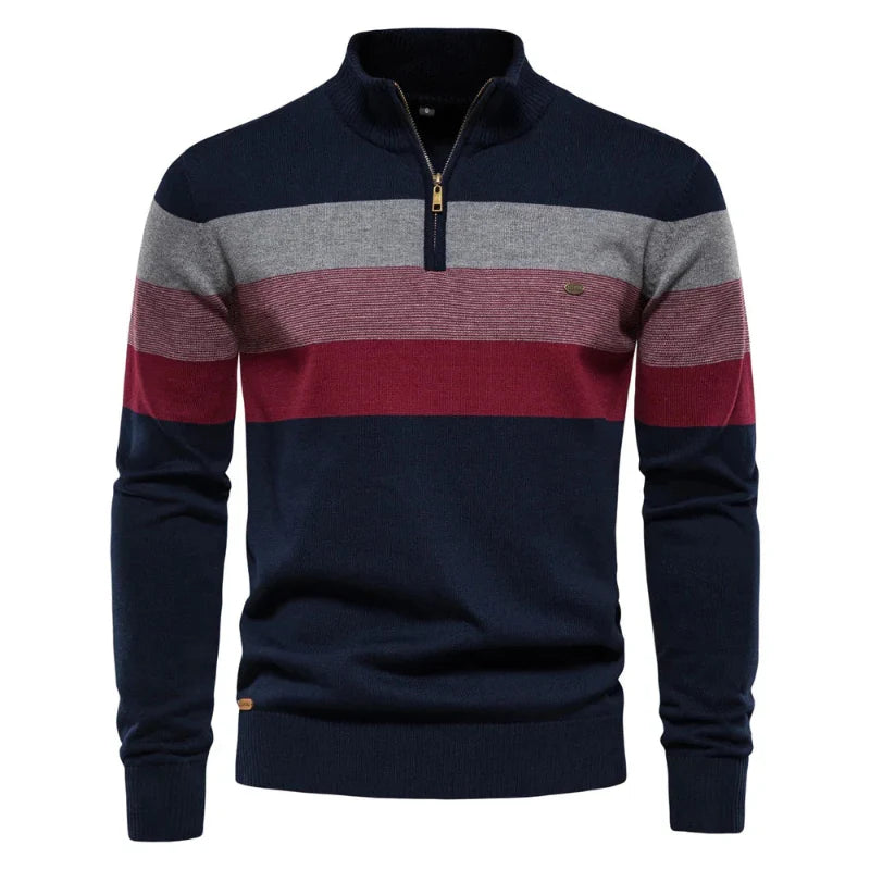 Ulrich | Retro-inspirierter Streifen-Pullover für Männer