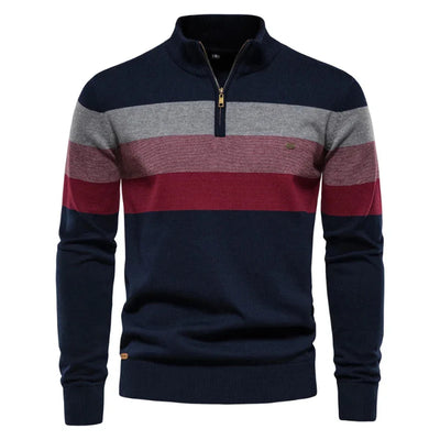 Ulrich | Retro-inspirierter Streifen-Pullover für Männer