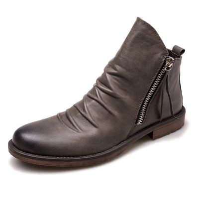 MARTIN™ | Lederstiefeletten mit Reißverschluss