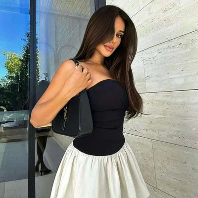 Shayne – Schickes trägerloses Minikleid