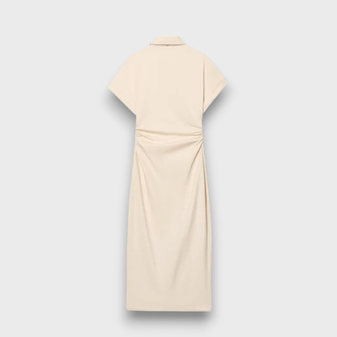 Venera – Figurnahes Hemdblusenkleid mit Knopfleiste