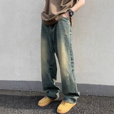 Lange Baggy-Jeans für Herren | Straßenkleidungs Stil
