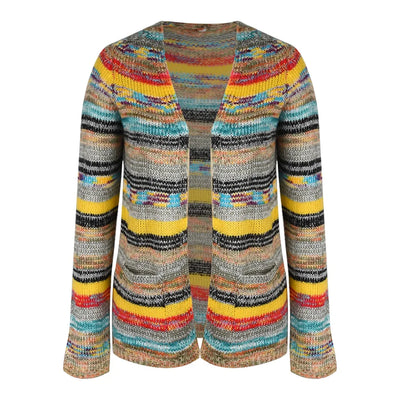 Elena | Stilvolles Damen-Strickcardigan mit Reißverschluss