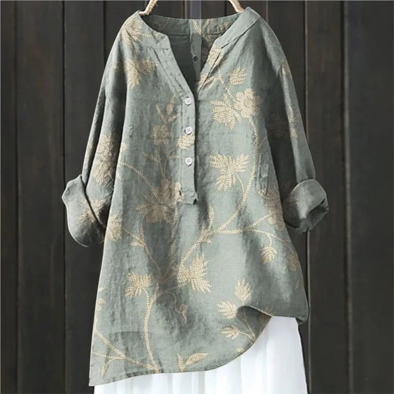 JULIA - BLUSE MIT BLUMENDRUCK