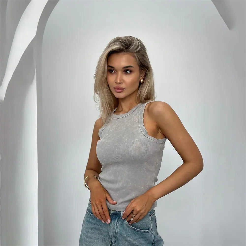 Kayzee – Tanktop aus gewaschener Vintage-Baumwolle