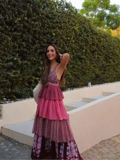Kamari – Bohemian Patchwork Maxikleid