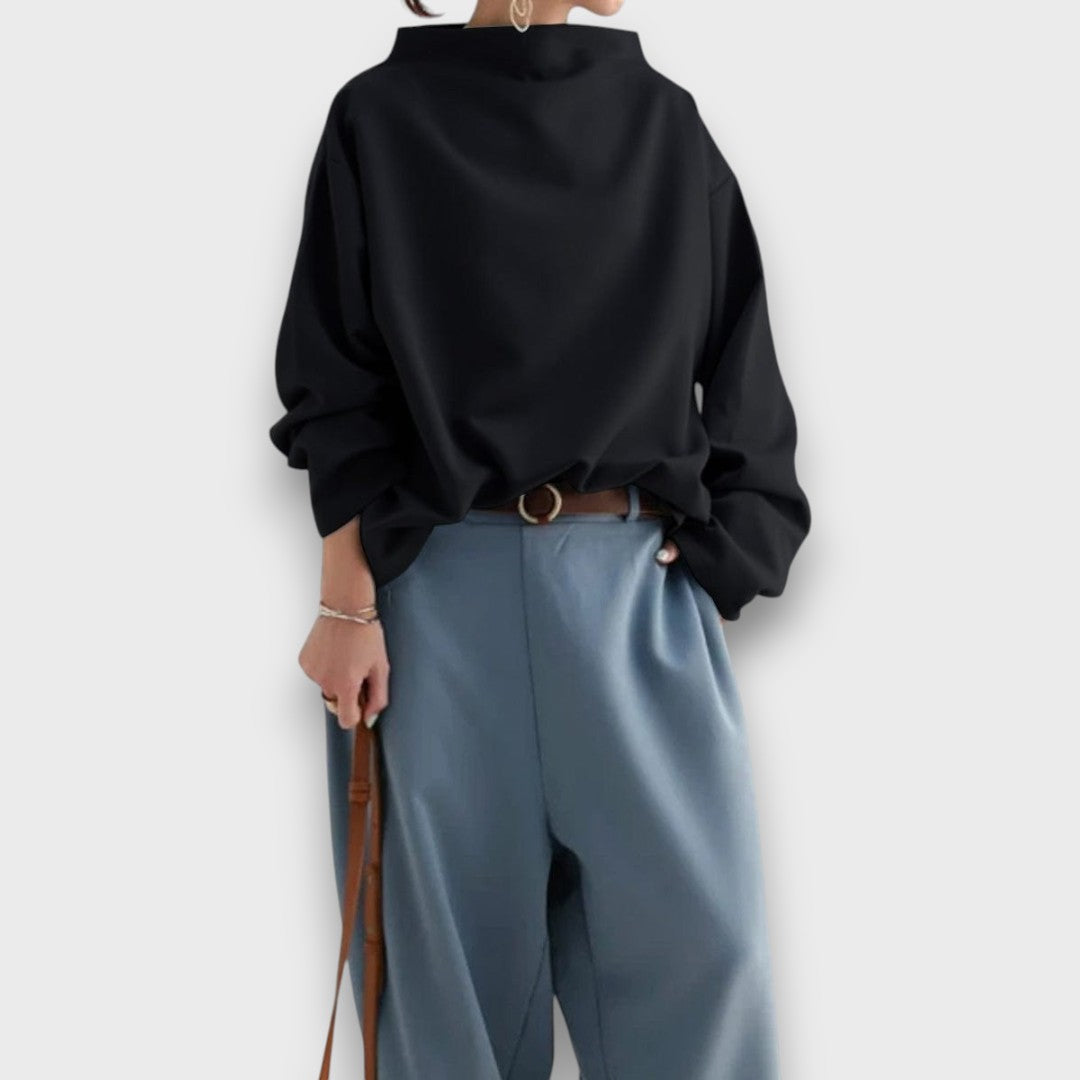 Gavrielle – Pullover mit hohem Kragen