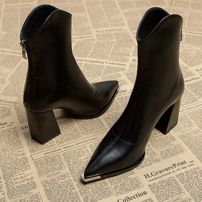 CHELSEA STIEFEL CHROM SPITZE