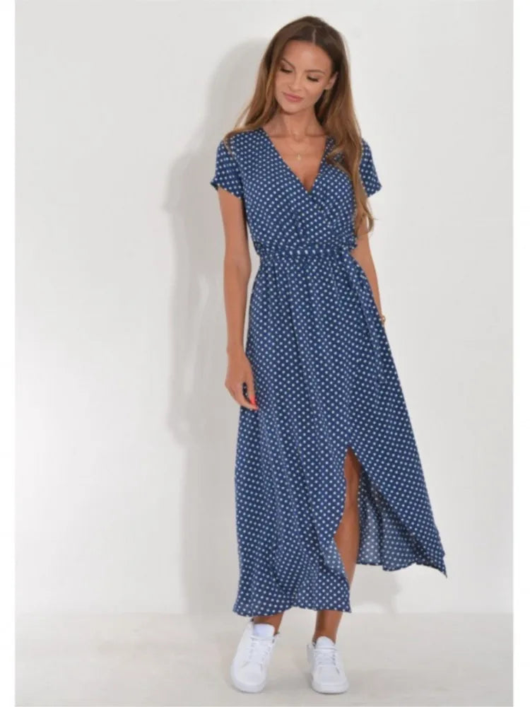 Lina | Feminines Blumenprint Damenkleid