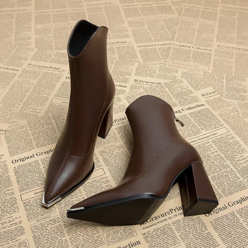 CHELSEA STIEFEL CHROM SPITZE