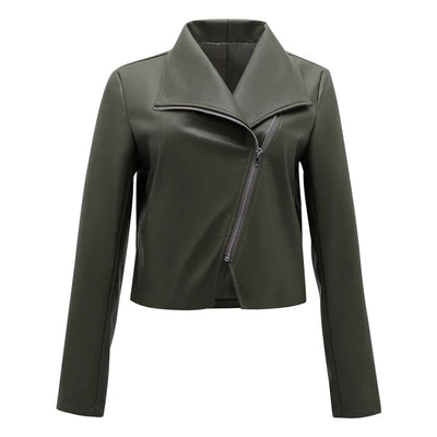 Teodora | Elegante olivgrüne Damenjacke