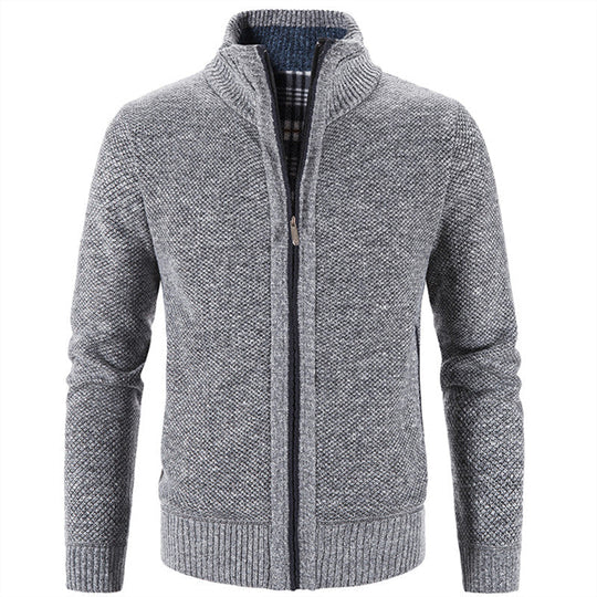 Ewald | Mühelos geschichtete Strickjacke für Herren