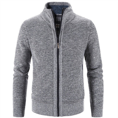 Ewald | Mühelos geschichtete Strickjacke für Herren