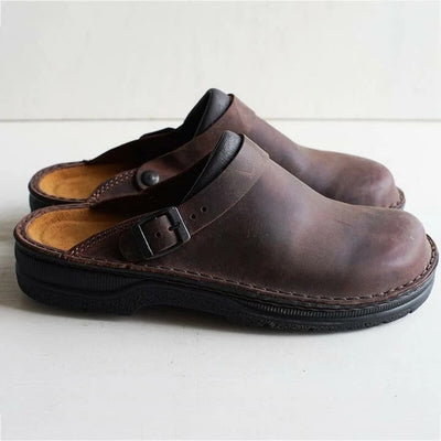 GAVIN™ | Handgefertigte Lederclogs