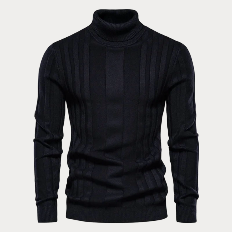 Herren Strickrollkragenpullover