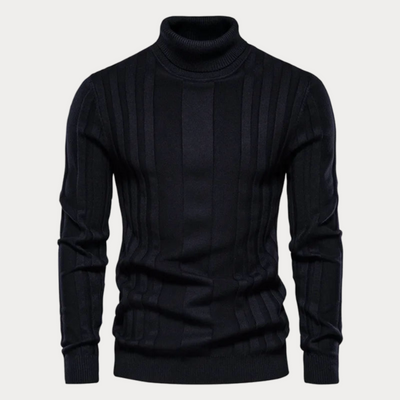 Herren Strickrollkragenpullover